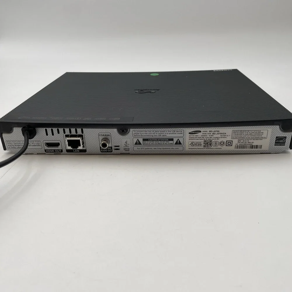 Samsung BD-J5700 Blu-ray & DVD Player Wi-Fi Streaming With HDMI Working W Remote